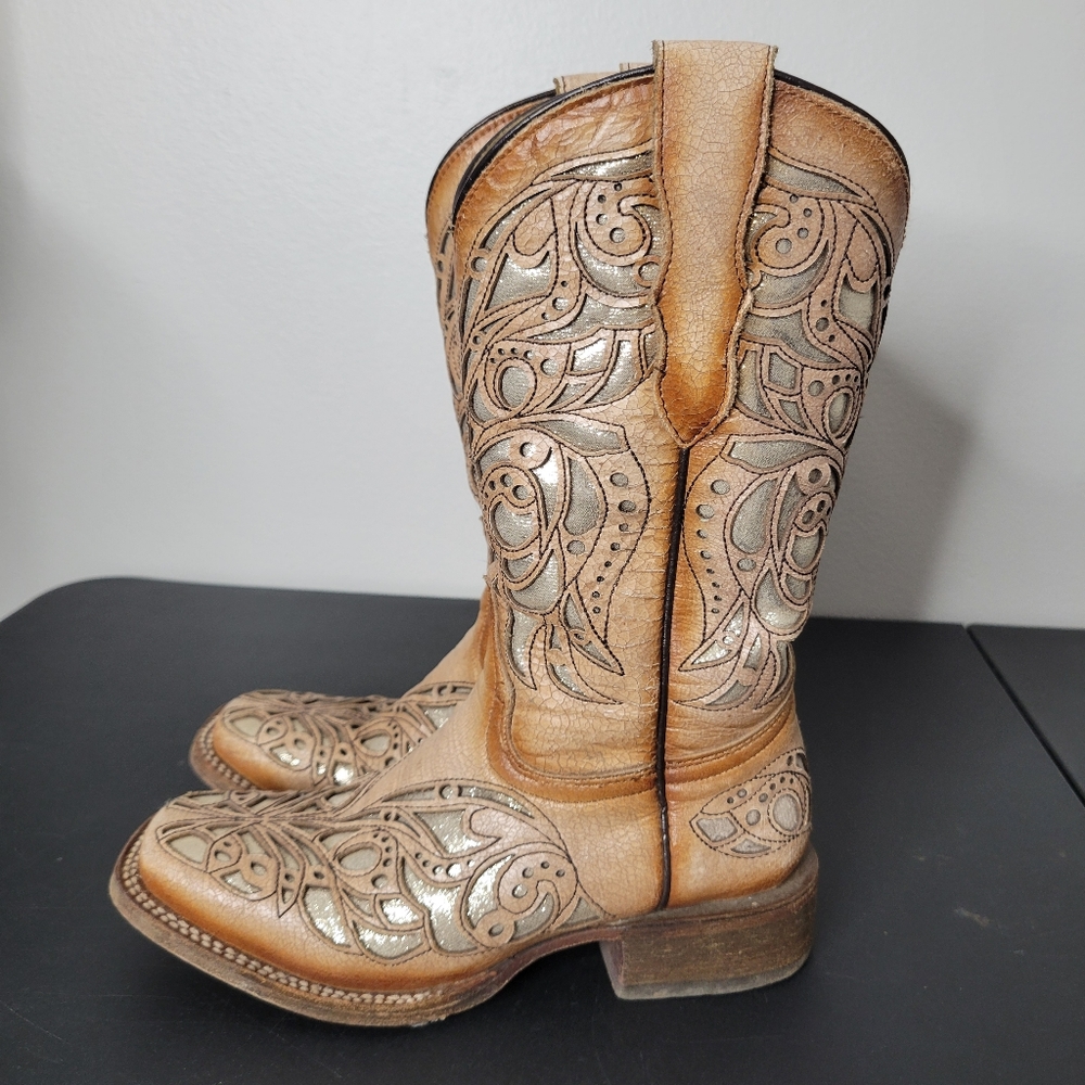 Corral Shiny Inlay Western Boots